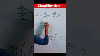 simplification tricks || mathematics || #maths #shorts #tricks