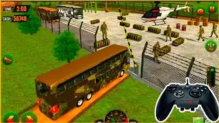Real Army Coach Bus Master Driving / Army Transport Mobile Game