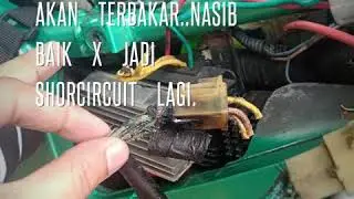 How to detect rectifier problem and burnt charging wire!