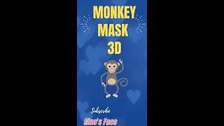 Monkey Mask, 3d....
