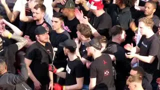 Arsenal Ashburton Army drummer never stopped. Rest of crowd thought they were at an opera or ballet.