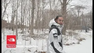 Supreme x The North Face: весна-лето 2018, неделя 7 &mdash; &laquo;Silver Metallic Mountain Parka&raquo;
