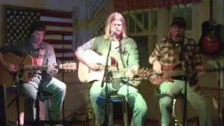 Brit Stokes, Justin Zimmern & Jerry Lee Combs singing at the Fontanel