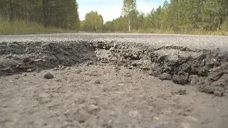 Жители Сорска возмущены состоянием городских дорог