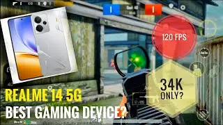 Realme 14 5G PUBG Test | Pubg mobile Fps, graphics test with realme 14 5g | A1 eSports | 120Hz