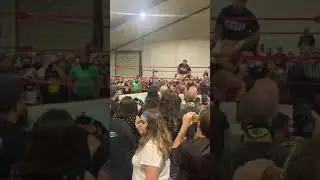 Effy throws Nick Gage thru glass! 🧐
