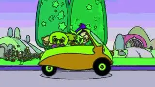 Car driving with friends 