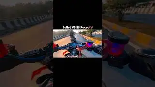 Bullet vs Ns🚀🚀 #automobile #motorcycle #motovlog #bikeriding #rider #bikeracing #shorts