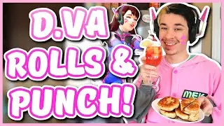 Overwatch - D.VA CINNAMON ROLLS AND FRUIT PUNCH RECIPE (Chef You Wack)