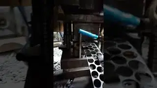 plain washer with compound tool on press