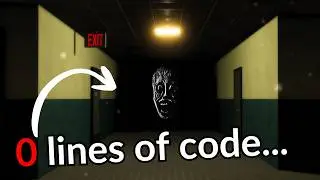 I Made a Roblox Horror Game With ZERO Code...