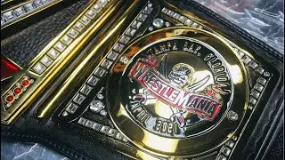 WWE Wrestlemania 37 Championship Side Plate Box Set: EmGo's Reviews N' Stuff