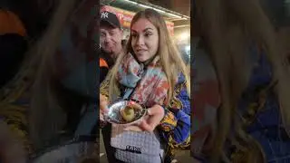 foreigner trying Pani Puri #streetfood #viral #trending #shorts   #india #foreigner #food #short
