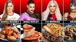 WWE Superstars And Their Favorite Food | wrestlinginc