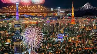 大都会東京はこんなにも美しい！夜空に咲き誇る極上夜景の旅【4K】