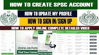 How To Create SPSC Account on NEW PORTAL | Step-by-Step Guide | Apply for Government Jobs |