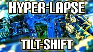 Hyper-lapse with Tilt/Shift effect using DJI Mini 4 Pro and Capcut #dji #drone #capcut #tiltshift