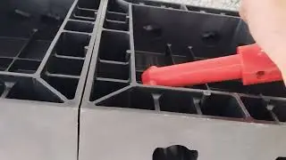 Black plastic formwork mold for export villa retaining wall cast-in-place #Concrete formwork