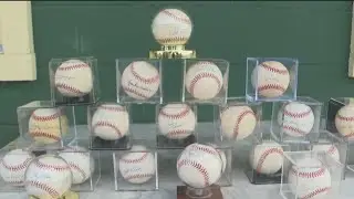 Son auctioning off dad's signed baseball collection to help his old Pony league