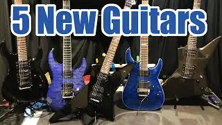 🎸 5 NEW GUITARS!! - JACKSON PS4 SL2Q - LTD MH400 EX-100 - EDWARDS STAR