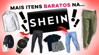 NOVOS ACHADOS NA SHEIN!! ITENS BARATOS PRA HOMENS - MODA MASCULINA COMO SE VESTIR BEM GASTANDO POUCO