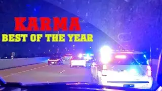 BEST KARMA OF THE YEAR. Brake Check Go Wrong. People Revenge. Police Justice.