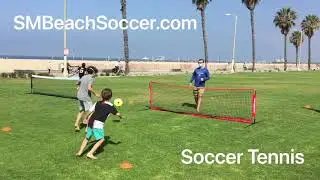 Santa Monica Beach Soccer - Soccer Tennis Fun