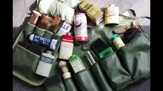 Miss Drop 44 #99   - US Army Wash kits, shaving cream, toothpaste etc Paratrooper Normandy ww2