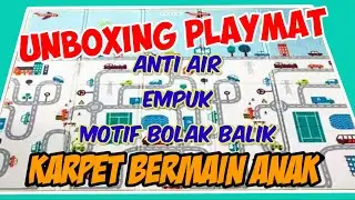 UNBOXING / REVIEW PLAYMAT BRIGHT CROWN 150 x 200 CM | PLAYMAT BAYI | PLAYMAT BABY | PLAYMAT LIPAT