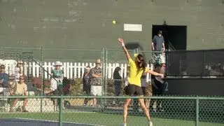 Ana Ivanovic Serving In Super Slow Motion - Indian Wells 2013 - BNP Paribas Open