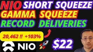 Record🚀NIO Stock Deliveries Short Squeeze - Gamma Squeeze- Nio Stock Price Prediction🚀NIO Must Watch