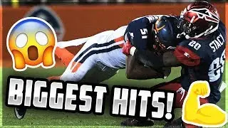 REACTING to CRAZY AAF HITS (ALLIANCE OF AMERICAN FOOTBALL)
