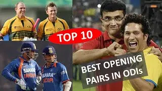 Best opening pairs in ODI Cricket | Top 10 Opening Batsmen who have scored maximum runs together
