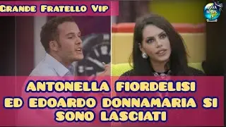 GFVip Colpo di scena Antonella Fiordelisi ed Edoardo Donnamaria si sono lasciati ma ecco Spinalbese