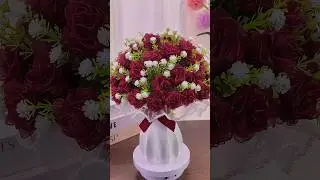 DIY ribbon chiffon rose flower #diy #flowers #gift #craft #handmadegifts #rose #diycrafts  #diy