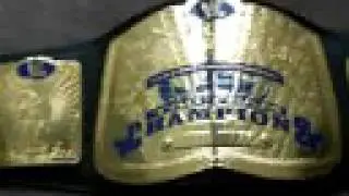 Re-leathered WWE SmackDown Tag Team Belt