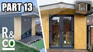 DIY Garden Room Build (Part 13) Ceiling/Soffit V Groove T&G Cladding