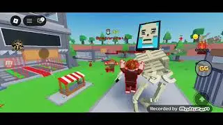 Мы с лёней играем в брен рот тег в roblox