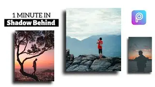 Shadow Behind The Image In 1 Minutes - Picsart Photo Editing & Tutorial