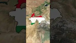 TAJIKISTAN MAP ANIMATION WITH CAPITAL IN AFTER EFFECTS #shorts