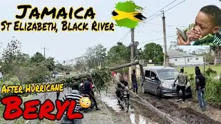 Aftermath Of Hurricane Beryl St Elizabeth Jamaica 🙏🏽