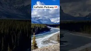 One of Canada&rsquo;s Most Scenic Drives 🇨🇦 #shorts #icefieldsparkway #travel #nature
