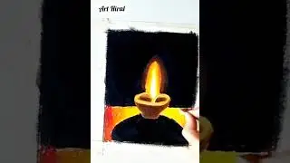 How to draw a Diwali Oil Pastel Drawing || #shorts #oil_pastel_drawing #diwali #trending #howtodraw