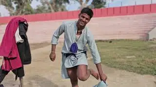 pehlwan wear langot for kushti akhada training for beginners #namatpehlwan #kushti #viral #shorts 