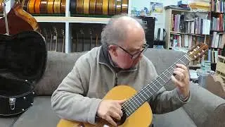 1965 Giuseppe Calace Signed Classical Guitar Carcassi Sor Carcassi Albeniz Carcassi Tarrega New