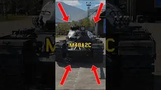 Rating German Cold War Medium Tank M48A2 C In War Thunder Mobile! #shorts #warthundermobile