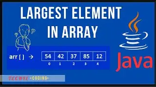 How to Find the Largest Element in Array | Easy Steps |Java #arraysinjava