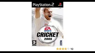 EA Cricket 2005 | india vs australia | 10 over match | athersx2 | ps2 eumlator