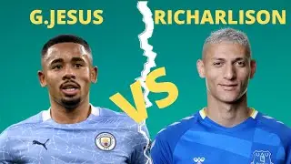 Richarlison vs Gabriel Jesus 2022 | Goals, Skills, Dribbling, Assists