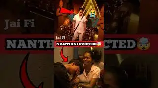 💥Bigg Boss 9 Tamil🤯🔥 Nandhini Evicted😭💔 Sorry bro😱‼️ #shortsfeed #biggboss9tamil #nandhini#bb9#tamil